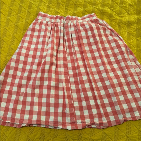 Gingham ModCloth Knee Length Skirt - Picture 5 of 5